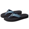 Teva Sandalias Reflip para mujer, Retro Geométrico Azul, 7 US