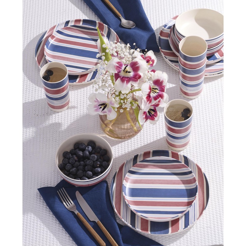 Oneida 898350 24/7 Outdoor Living 12-Piece Flatware Set, Mirror/Faux Wood