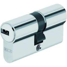 Abus Door Cylinder/Lock with Key, silver, 10577