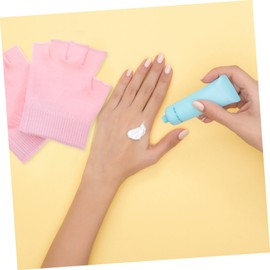 FOMIYES 2 Pairs Gel Gloves Moisturizing Gloves Night Gloves for Dry Hand Moisturizing Hand Gloves Overnight Spa Gloves Hand Caring Gloves Hand Moisturizer Gloves Dry Hand Gloves Cotton