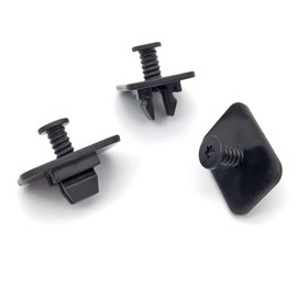 VVO Fasteners- Black Plastic Rear Bumper & Trim Fastener Clips for Seat Mii, (Pack of 10)