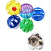 HEUHAI 5 Pack Cat Toys Balls Indoor Kitten Interactive Play