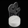 4.5V USB 3D Illusion Visual Romantic Night Lamp 7 Colors