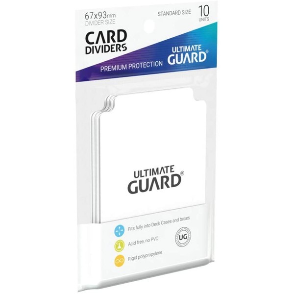 Ultimate Guard 10 White Card Dividers
