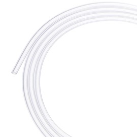 M METERXITY Silicone Tubing, 1/25"(1mm) ID x 1/8"(3mm) OD Flexible Silicone Rubber Tube, 3 M High Temp Water Air Hose Pipe for Pump/Liquid Transfer/Brewing/Aquaponics [Clear]