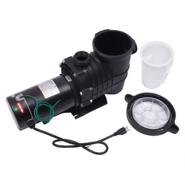 1.5HP Swimming Pool Pump, HBP1100 Electric Pool Pump Motor Filter Basket 110v Portability Speed Inground Basket Gallon Pool Energy Saving Pump for Pools, Hot Tubs, Spas