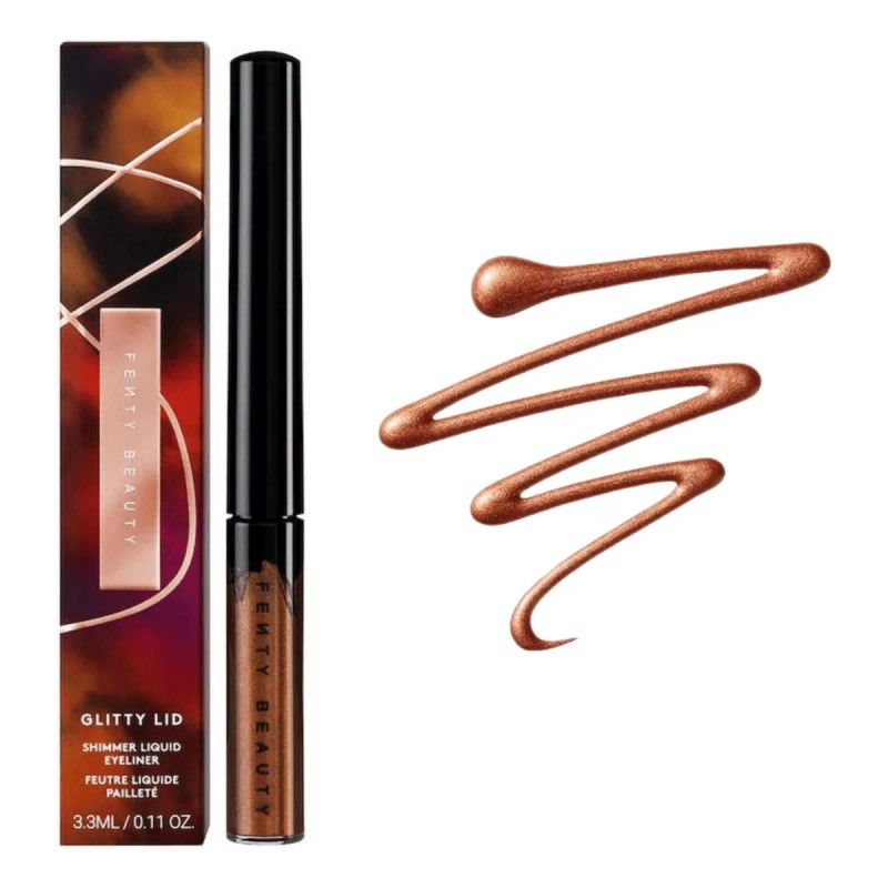 Delineador Líquido Fenty Beauty Glitty Lid Shimmer Ritzy Rose Metalizado