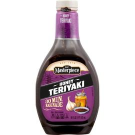 KC Masterpiece Honey Teriyaki Marinade, 16 Ounces; (Package May Vary)