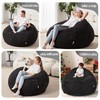 Homguava Bean Bag Chair: Teardrop Bean Bags with Memory Foam