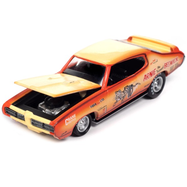 DCD 1969 Pontiac GTO Orange and Cream Fade with Graphics