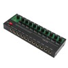 10 Channel Sound Mixer Independent Volume Control Knob Professional Multichannel