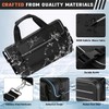 FUZVOL Heavy Duty Tool Bag with Wide Mouth, Full-Open Tool