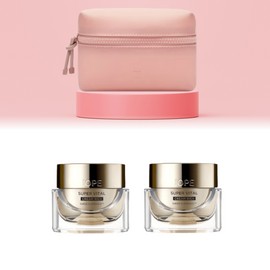 IOPE Hera Dare to Bear Pouch + IOPE Super Vital Cream Rich 28ml (2 x 14ml) Set / 헤라 데어투베어 파우치+아이오페 슈퍼바이탈 크림 리치 28ml (14ml 2개) 세트