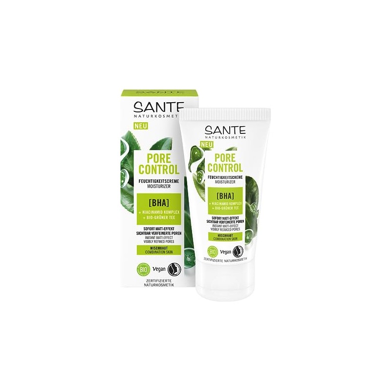 SANTE Naturkosmetik Pore Control Moisturising Cream - 50 ml -
