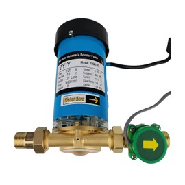 ZYIY 120W Water Pressure Booster Pump 21.75PSI 50ft High Pressure Booster Pump 115V Shower Booster Pressure Pump 25L/min Household Automatic Booster Pump 3/4In with Water Flow Switch for Home Kitchen