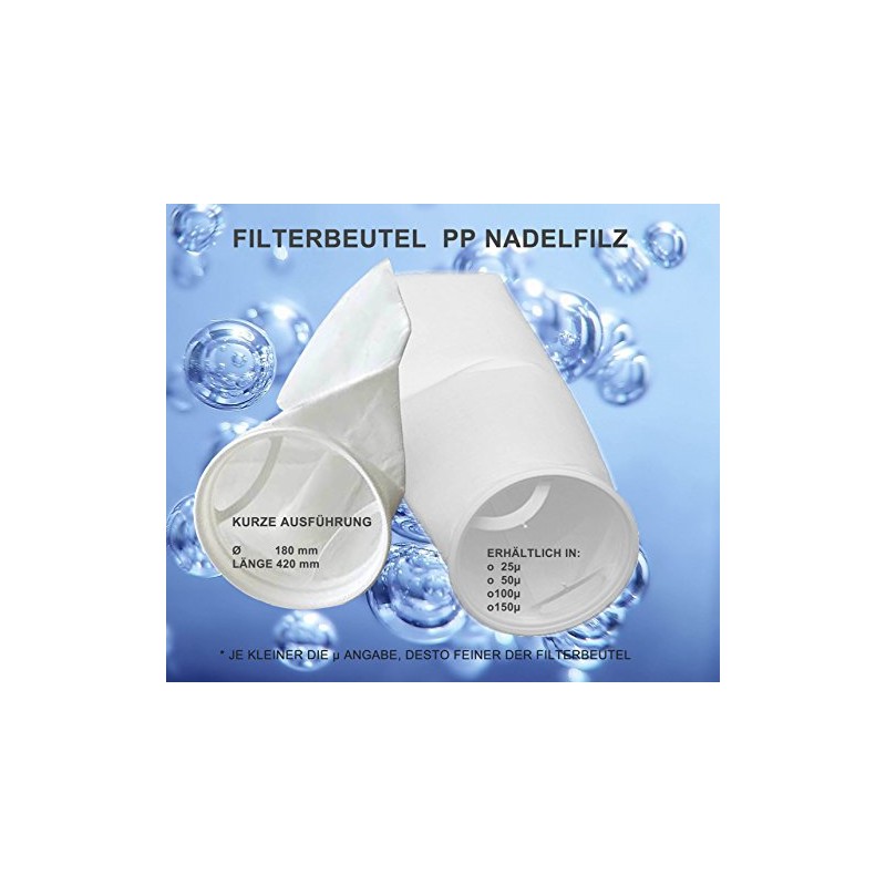 Filter Bags Filter Hose Algae Killer Needle Felt 150 Micron,