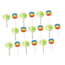 Minkissy 30pcs Cartoon Lollipop Nail Art Accessories for Manicure Decor Mixed Soft Designs for Creative Nail Art Projects