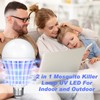 Qualirey Bug Zapper Light Bulb Bulk 2 in 1 Electronic