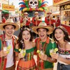 24 Reusable Silly Crazy Straws for Mexican Cinco De Mayo