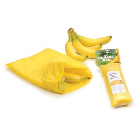 RSVP International Food Safe Nylon Banana Freshness Storage Bag, 11.5 x 13.75, Yellow
