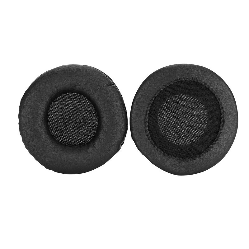 One Pair Replacement Ear Pads Universal Replacement Black Cotton Headphone