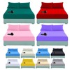 Fitted Bed Sheet Flannelette 100% Brushed Cotton Plain Dyed Fitted