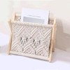 LIKEUDO Nordic Wind Cotton Rope Woven Magazine Rack - Boho