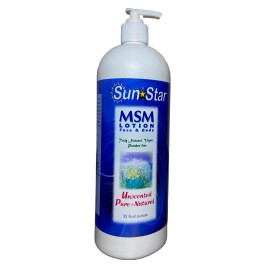 Pure & Natural MSM Lotion - Unscented - 32 oz