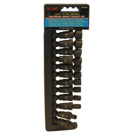 Cal Hawk Tools BISU122M 12 Piece 1/4" Drive Universal Swivel Impact Metric Socket Set