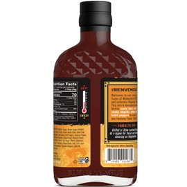 Rufus Teague Tres Chiles Pica Dulce BBQ Sauce with Sweet Heat, Premium Barbecue Sauces with Natural Ingredients, Award-Winning Bold Flavor, Gluten-Free, Non-GMO, 14 oz