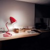 Table Desk Light Lamp SWING Red Height 38cm Socket E27
