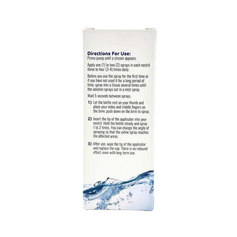 NaturePro All Natural Saline Nasal Spray, 0.75 fl. oz., Kosher,