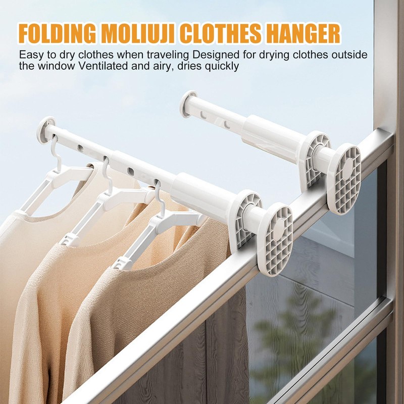 pclapora Clothes Rail Cupboard Clothes Rail Extendable Clothes Rail No