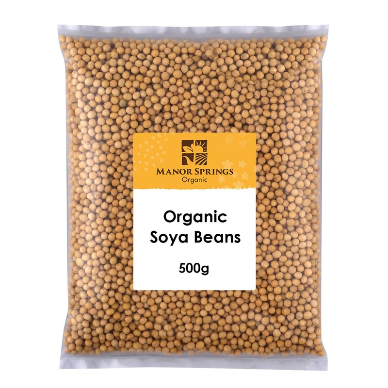 Organic SOYA Beans 500g by Manor Springs Organic