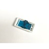 Southern Marine Euro Rocker Switch Cover, White with Blue Lens.