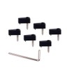 Alnicov Electric Bass Guitar Headless String Nut Set，with 1 Wrench