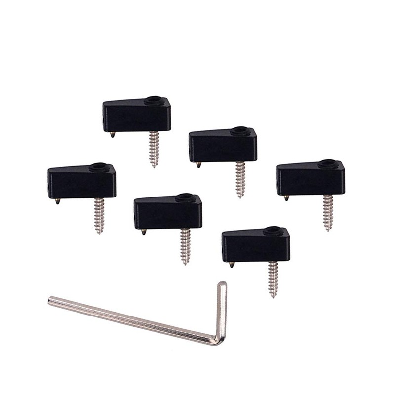 Alnicov Electric Bass Guitar Headless String Nut Set，with 1 Wrench