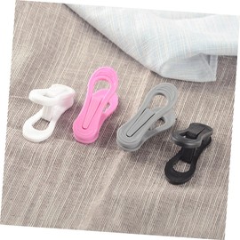 Didiseaon 10pcs Anti-slip Towel Clip Laundry Clothes Pegs Hanger Clips Clothes Clips Clothes Pin Towel Clips Plastic Black