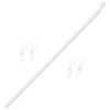 Clear Blind Wand 1 Set with Hook Detachable Vertical Window