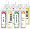 8 Pack DCL Cruise Luggage Tag Holders, Waterproof Durable Plastic
