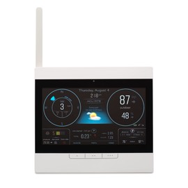 AcuRite Atlas Home Weather Station High-Definition Display for Temperature, Humidity, Wind Speed, Wind Direction, Hyperlocal Forecast, and Programmable Alerts with Built-in Barometer - White (06104M)