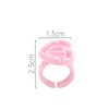 200 Pcs Glue Rings, Blue Lashes Glue Ring Cup Plastic