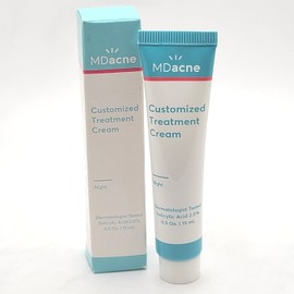 MDacne Customized Treatment Cream Night Salicylic Acid 2.0% - 0.5oz /15mL SEALED