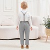 ALINTU - Conjunto de ropa de vestir con botones y