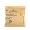 VEPATIM 200 Disposable Wooden Ice Cream Spoons 9.5 cm