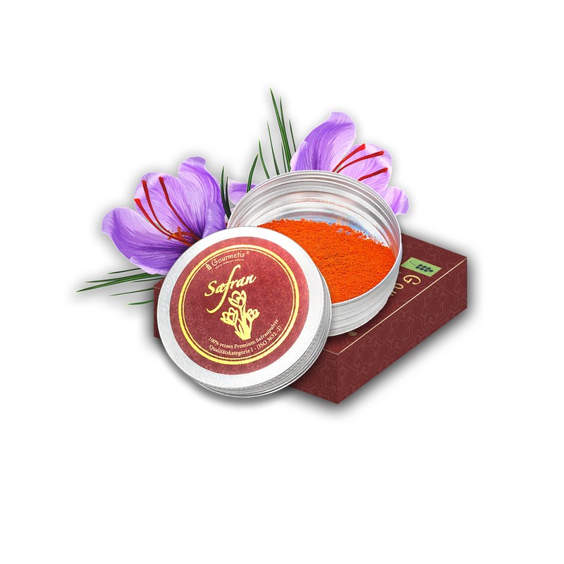 Gourmetia Saffron Powder, Saffron Powder in Premium Quality 5 Grams