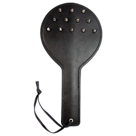 Leather Spiked Spanking Paddle for Kinky Couples