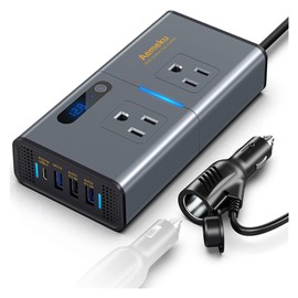 QQAMOGNNK 200W Car Power Inverter DC 12V to AC 110V Converter Auto Inversor Power Adapter Type C USB Charger Transformer Car Accessories (Color : 110v)