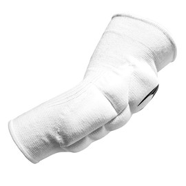 HO Soccer Codera Strange White Sporty Elbow Pads, White, M