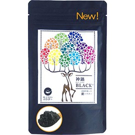 Charcoal Powder, Edible Cleans, Charcoal, 1.8 oz (50 g), 10 Microns, Coloring, Kaminabe Black, Made in Hyogo Prefecture